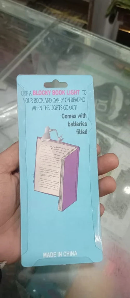 Mini Book Light with Clip – Portable LED Reading Lamp & Night Light
