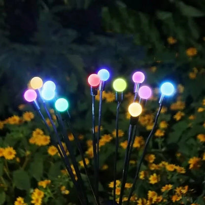Garden Lights – Upgraded Solar Powered Firefly Lights (Warm Light)