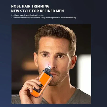 Rechargeable Nose Trimmer – Safe & Painless Facial Hair Groomer