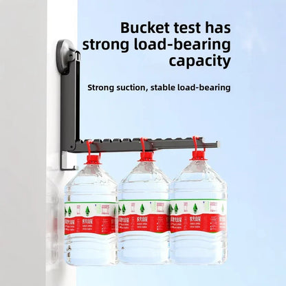 Folding Wall Mounted Clothes Rack – Space Saving Hanger