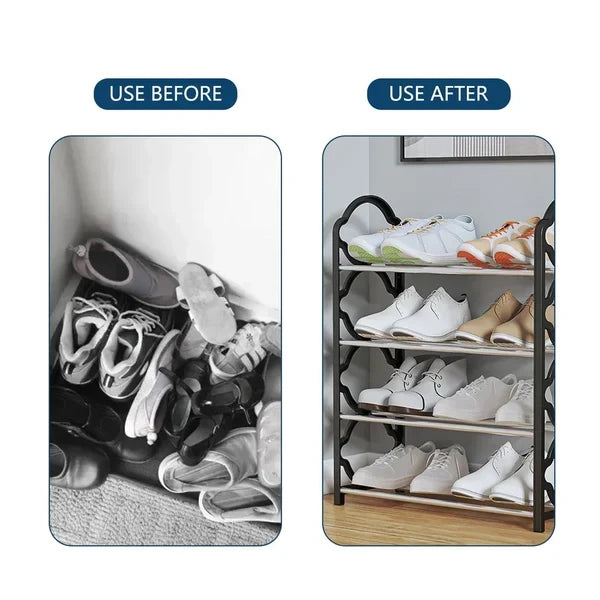 Non-Breakable Floor Standing Shoes Rack – 4 Layer Organizer