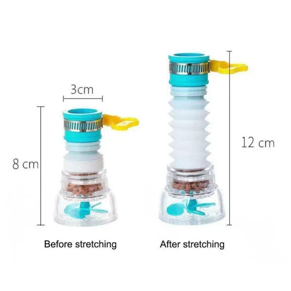360° Rotatable Kitchen Faucet Water Filter – Adjustable Tap Nozzle