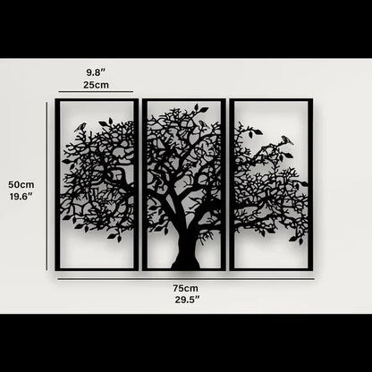 3D Wooden Tree Wall Art – Decorative Home Wall Decoration