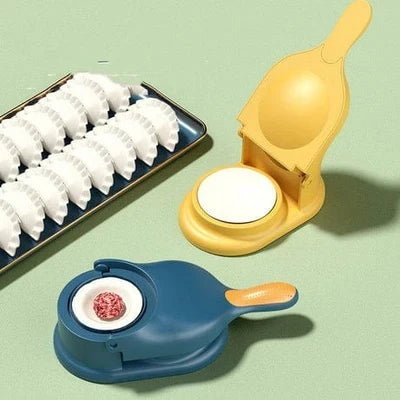 2-in-1 Manual Dumpling Maker & Dough Press – Portable Samosa & Gujiya Mould Tool