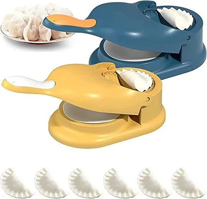 2-in-1 Manual Dumpling Maker & Dough Press – Portable Samosa & Gujiya Mould Tool