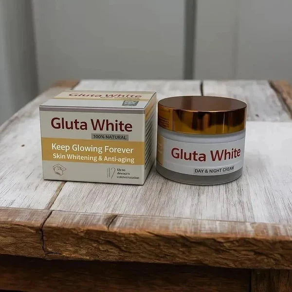 Gluta White 4-in-1 Skincare Set – Face Wash, Serum & Night Cream for Hydrating & Brightening Care