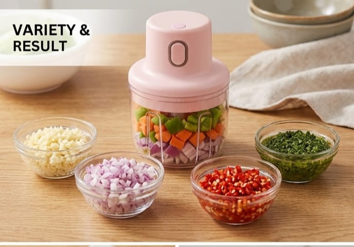 Single Bowl Electric Mini Grinder Food Chopper | Best Quality Food Chopper ( Random Color )