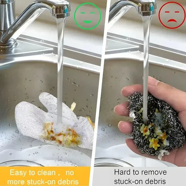 Heavy-Duty Silver Heat-Resistant Oven Mitts | High-Temperature Kitchen Gloves