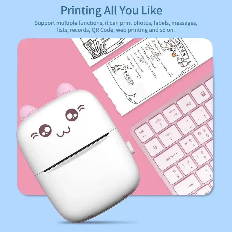 👉 Mini Portable Printer – Wireless Inkless Pocket Printer
