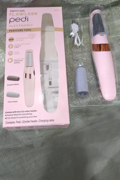 Rechargeable Electric Foot File – Callus Remover for Soft Smooth Feet