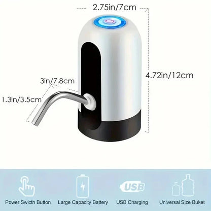 Automatic Electric Water Bottle Pump | USB Rechargeable Dispenser