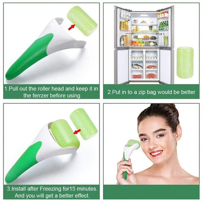 Anti-Wrinkle Face Ice Roller – Pain Relief & Skin Lifting Facial Massager Tool