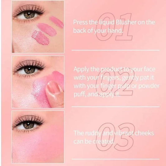 Tuz Long Lasting Liquid Blush Shade 1 – Natural Tint & Smooth Blend