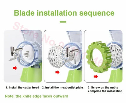 Multifunctional Grinder – High-Quality Meat Mincer, Vegetable Chopper & Blender (Random Color)