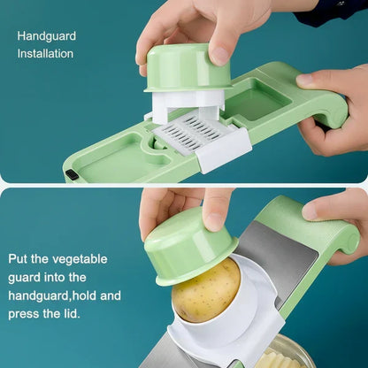 5-in-1 Vegetable Cutter – Multi-Function Kitchen Slicer