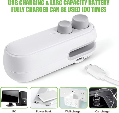 Rechargeable Mini Bag Sealer – Keep Food Fresh & Airtight