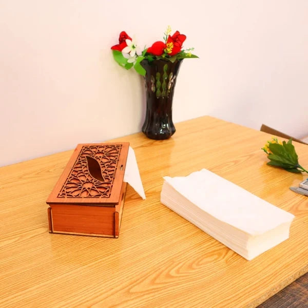Wooden Tissue Box – Elegant Durable Design for Home & Office