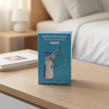 Portable Mesh Nebulizer – USB & Battery Operated Mini Personal Inhaler for Respiratory Care