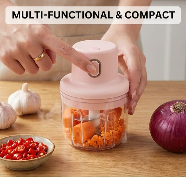 Single Bowl Electric Mini Grinder Food Chopper | Best Quality Food Chopper ( Random Color )