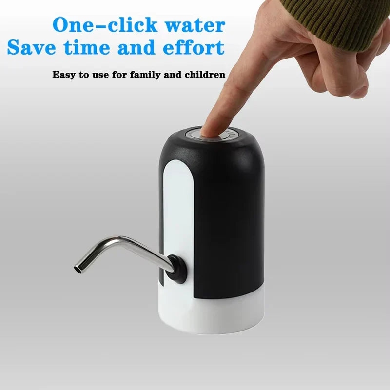 👉 Rechargeable Water Bottle Pump – USB Automatic Dispenser