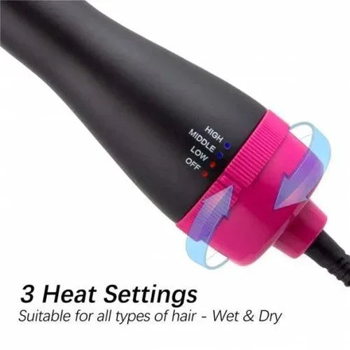 3-in-1 Hot Air Brush – Hair Dryer & Volumizer Styler