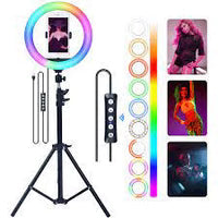 MJ33 RGB LED Soft Ring Light – Bright Illumination with Adjustable Colors