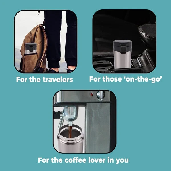 Hot & Cold Stainless Steel Vacuum Flask – 380ml