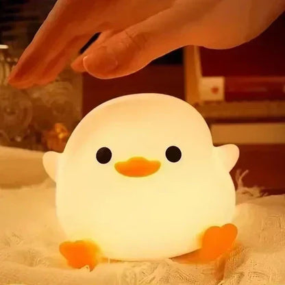 Rechargeable Panda Lamp – Cute Panda Silicone Night Light for Room Decoration