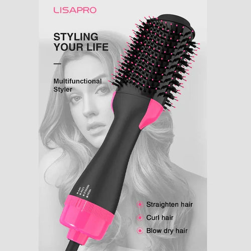 3-in-1 Hot Air Brush – Hair Dryer & Volumizer Styler